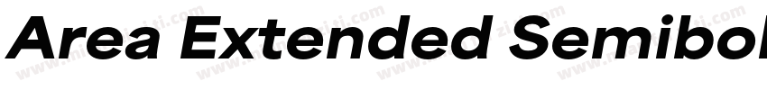 Area Extended Semibold字体转换